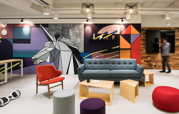 春天來了，這樣的辦公室裝修很適合這個季節(jié)