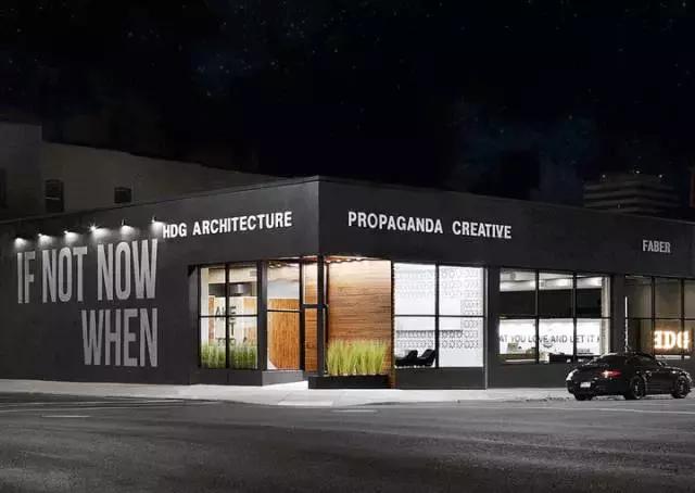 設(shè)計(jì)欣賞|美國HDG建筑設(shè)計(jì)辦公室的時尚黑白之美