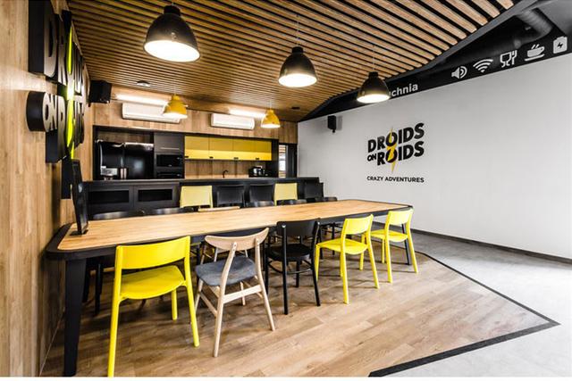 高端辦公室裝修設計經(jīng)典案例:波蘭Droids科技公司辦公室設計